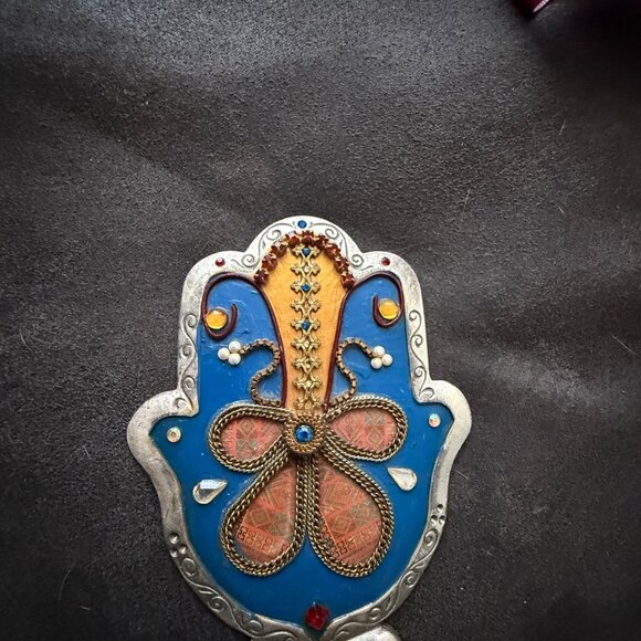Decorative Hamsa Hand With Intricate Design 6 inches - Picture 2 of 4